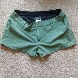 Green Dakine shorts